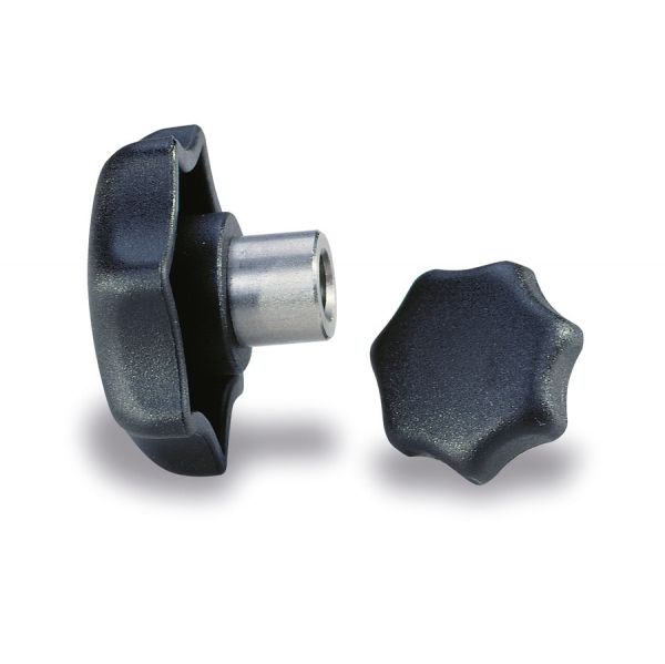 Knob BRN in composite plastic